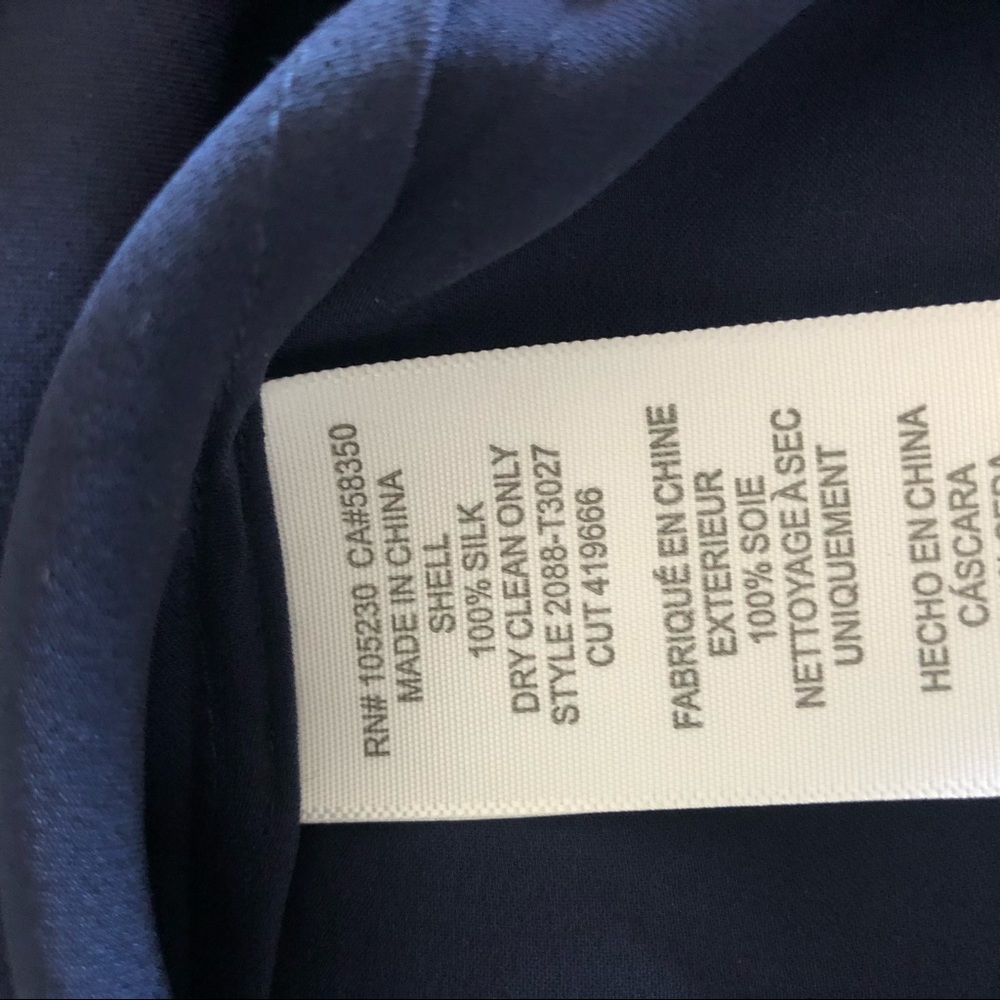 NWOT Joie Linx Pleated Silk Peasant Tie Blouse - Picture 5 of 5